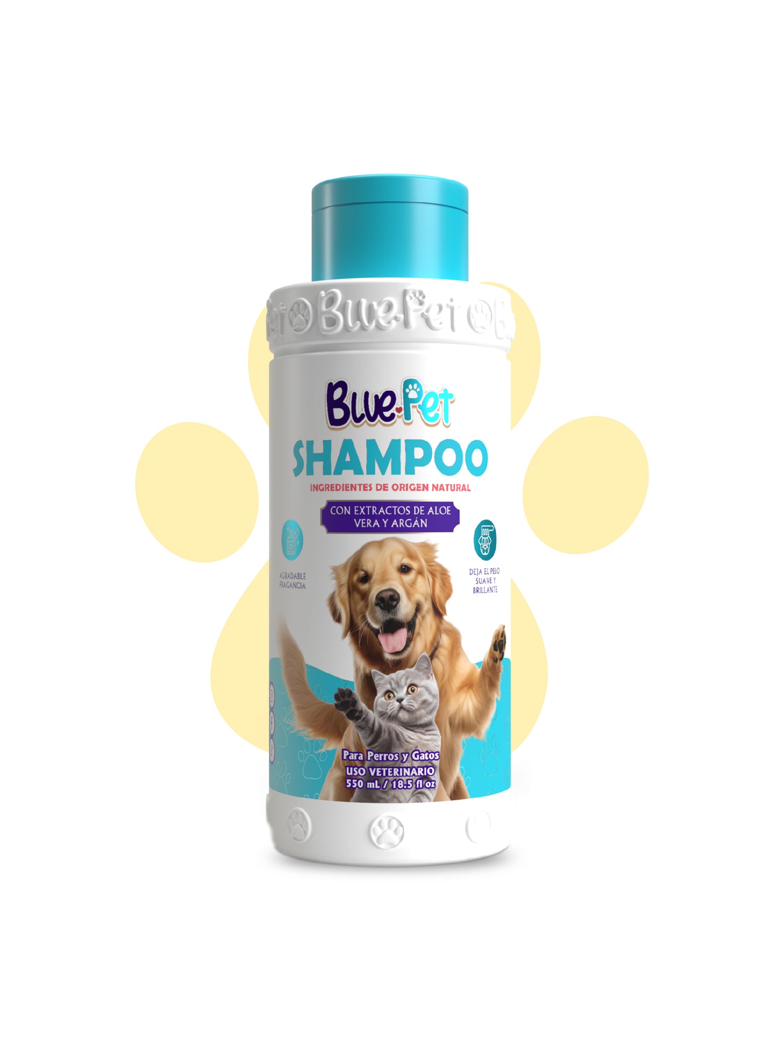 🧴✨ Shampoo Bluepet – Limpieza y brillo para tu peludo